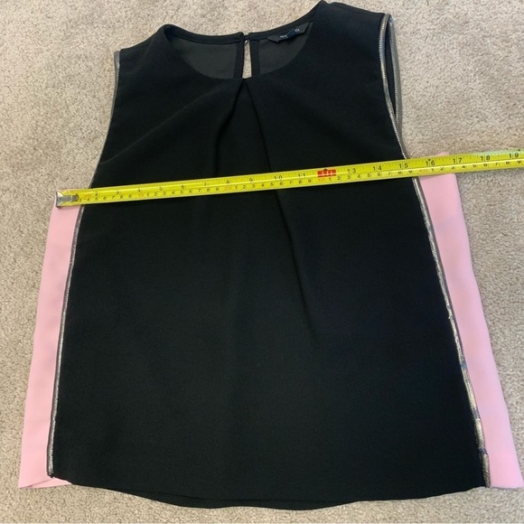 Rw&co pink black sleeveless blouse Sz M - Picture 11 of 12